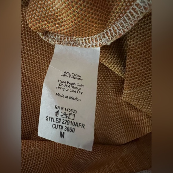 W5 tie front neutral colors super cute top size M - Picture 7 of 7